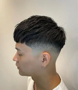 ショート 羽深 悠大のヘアスタイル