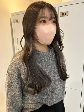 ロング カラー なかむら ゆきのヘアスタイル