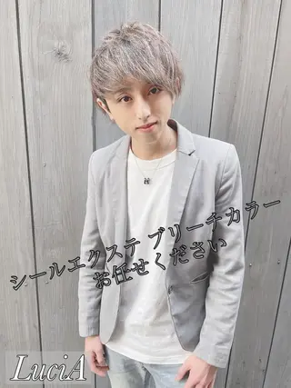 ロング ヘアアレンジ カラー LuciA/エクステ カラーのヘアスタイル