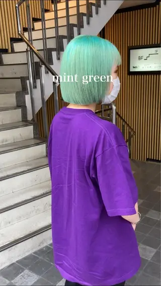 ショート カラー Selenehair 三条本店のヘアスタイル