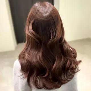 セミロング カラー ヘアアレンジ i.+omotesando所属・🪞レイヤー/暖色カ ラー🧸mai🎀のヘアスタイル