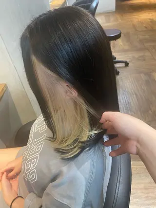 ミディアム カラー est  hair by friends所属・しみず ゆきのヘアスタイル