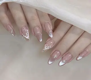 ネイル By moonネイル 🌷ワンホン/韓国風のネイルデザイン