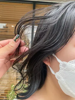 ミディアム カラー ヘアアレンジ パーマ指名No1 /namiのヘアスタイル