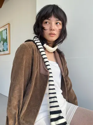 ロング カラー 似合わせレイヤー🍏 ★パーマ/ののかのヘアスタイル