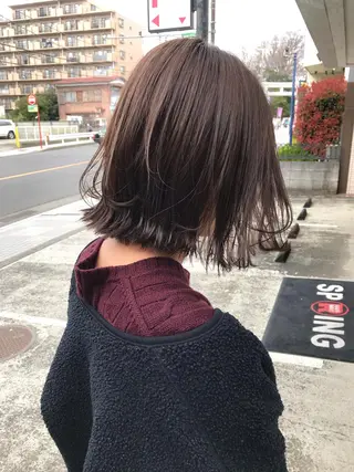 ミディアム riho/ブリーチ/ デザインカラー/辻堂のヘアスタイル