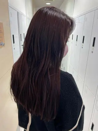 ロング カラー クロスパーマ/うる艶 カラー/Kurumiのヘアスタイル