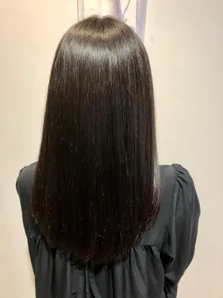 ロング 青野 文香のヘアスタイル