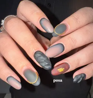 ネイル posa nail モエミのネイルデザイン
