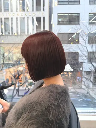 ショート カラー Misora/ボブ/ レイヤー/艶カラーのヘアスタイル
