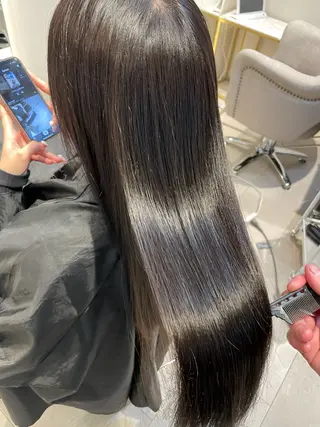 ロング 髪質改善/カットモデ ル募集✨️根本 彩永のヘアスタイル