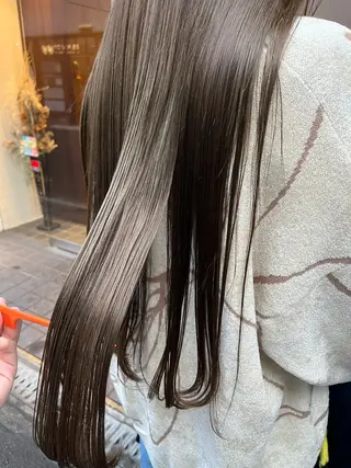 ロング カラー rivegauche yasuokaのヘアスタイル