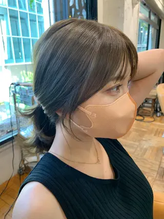 ミディアム カラー of hair所属・丸みショート 廣瀬隆志のヘアスタイル