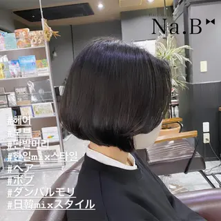 ショート Hair design Na.B所属・ジユン 지윤のヘアスタイル