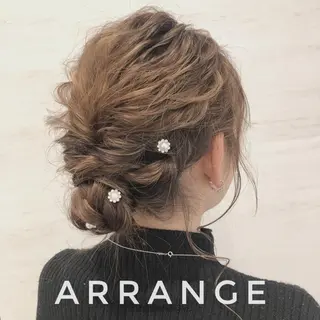 ロング ヘアアレンジ YU-KA ✂︎ROSSOのヘアスタイル