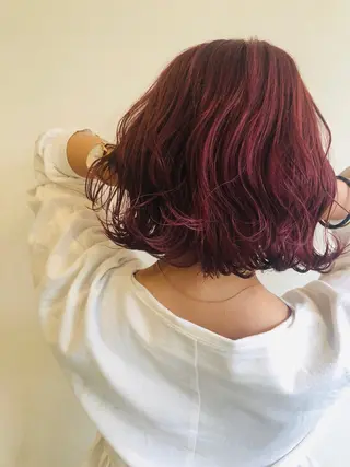 ショート カラー aile total  beauty salon 生駒本店所属・宮野 紗矢香のヘアスタイル