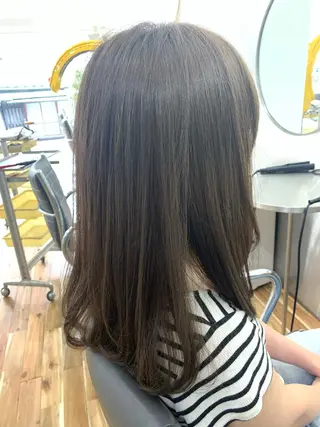 セミロング カラー Reb_keiji 👑小倉圭司のヘアスタイル