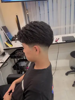 メンズ ショート Lapis 名古屋駅前店所属・LEN名古屋/パーマ 海外ヘア/メンズ特化のヘアスタイル