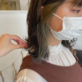 セミロング カラー m ā l o.🌷 サカモトマイコのヘアスタイル