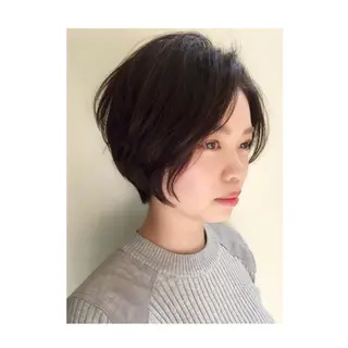 ショート 近藤 麻紀のヘアスタイル