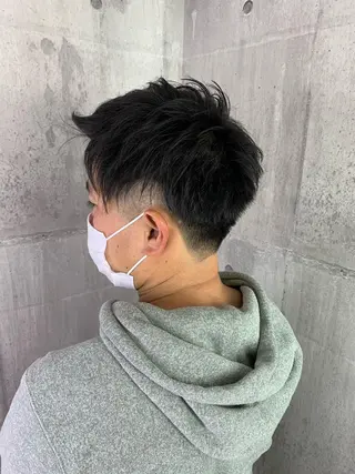 メンズ 小顔レイヤー/ 透明感カラー/増田のヘアスタイル