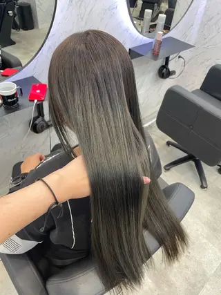 ロング カラー hair salon dot. mooda 韓国風サロン 町田店所属・韓国風ヘア🎀🩶 /♡𝓝𝓸𝓪♡のヘアスタイル