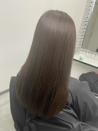 ロング カラー &chaLme   心斎橋所属・emi/髪質改善/ 韓国風/艶カラーのヘアスタイル