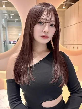 ロング カラー ヘアアレンジ 美髪矯正🫧/ 吉田こうすけのヘアスタイル