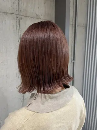 ミディアム カラー ヘアアレンジ 髪質改善・艶カラー・ ボブ・リクト💥のヘアスタイル