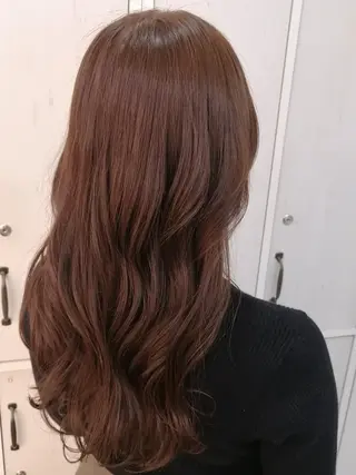 セミロング カラー ✨METEO導入店✨ 髪質改善×縮毛矯正のヘアスタイル