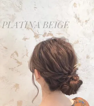 セミロング カラー ヘアアレンジ ✨似合うのその先へ✨ 田中延和のヘアスタイル