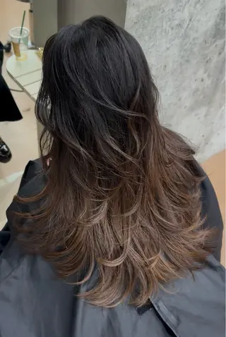ロング NU/EN所属・海外ヘア/美髪矯正 海外レイヤー/ヒラキのヘアスタイル