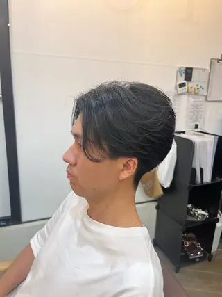 ショート パーマ メンズ 韓国風メンズ/毛流れ ヘアなら須田龍世のヘアスタイル