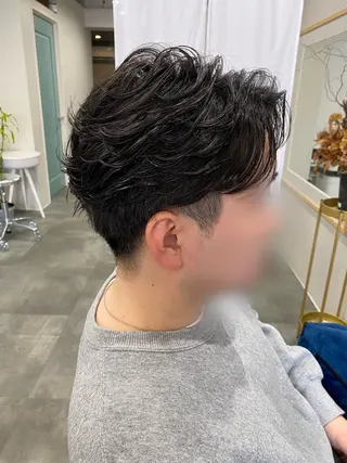 メンズ 【coco.】hair所属・カジカワサキ/髪質 改善/クロスパーマのヘアスタイル