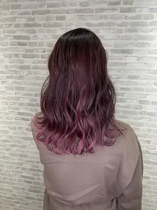 ミディアム カラー Noa Links所属・平田 怜のヘアスタイル