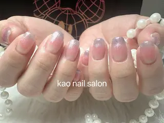 ネイル kao nail マグネット/長さだしのネイルデザイン