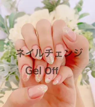 ロング カラー ネイル honey meeのネイルデザイン