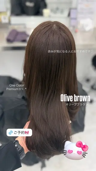 カラー 透ける透明感カラー 🎀anju/渋谷のヘアスタイル