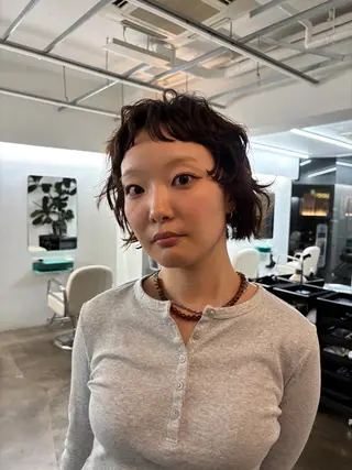 ショート パーマ トレンドボブ /ミリヤのヘアスタイル