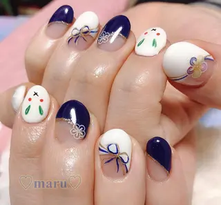 ネイル まるみ ♡のネイルデザイン