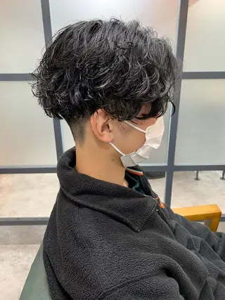 ショート パーマ メンズ 【S.BROOM】 店長　西川徹のヘアスタイル