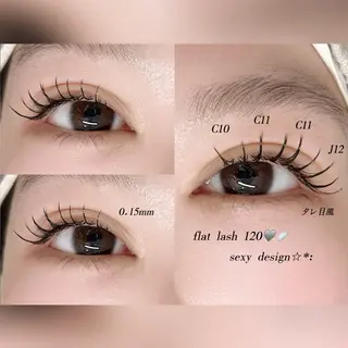 マツエク・マツパ Rinata所属・kaede 🐹のマツエク・マツパデザイン