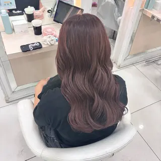 セミロング 透明感カラー🫧 aika🐈のヘアスタイル