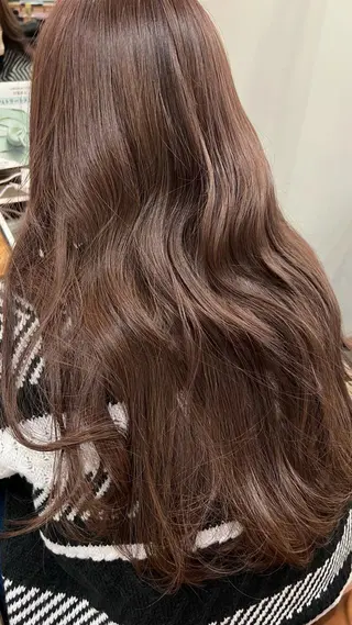 セミロング 名駅/艶韓国風ヘア miyabiのヘアスタイル