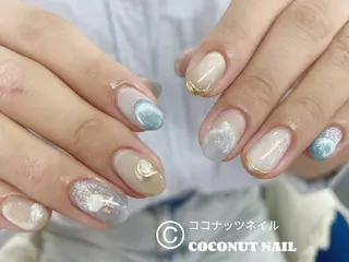 ネイル 神田 ココナッツのネイルデザイン