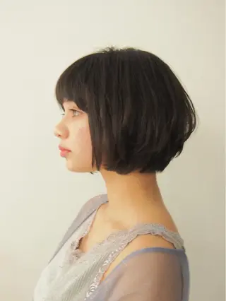 ミディアム 似合わせ艶髪カラー ❤️ハダユミのヘアスタイル