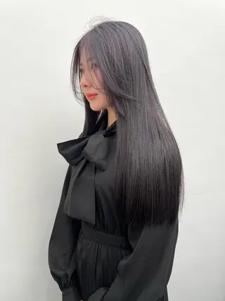 ロング レイヤーパーマ 竹之内竜矢のヘアスタイル