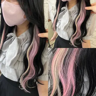 ロング エクステ＆艶カラー 🎀YURINA🎀のヘアスタイル