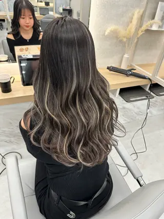 ロング 新宿No.1艶髪矯正 美艶カラー/FUKAのヘアスタイル