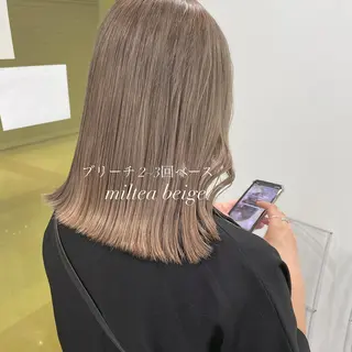 セミロング トレンドカラー MAHOのヘアスタイル